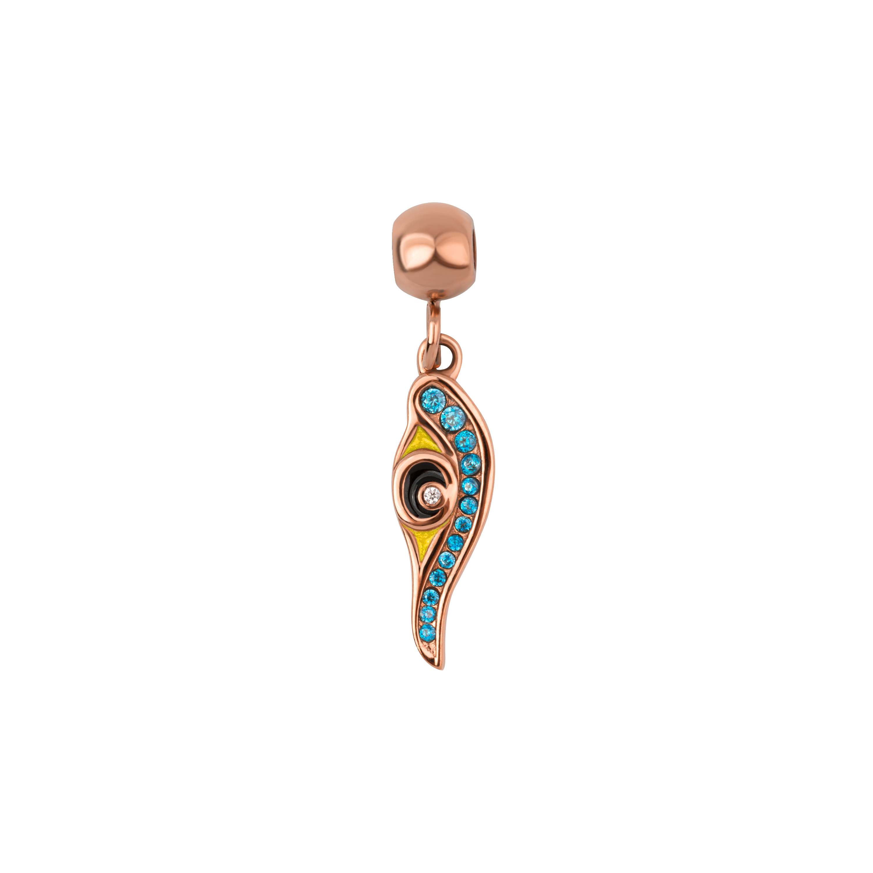 Paul Hewitt AIDA Charm Auge mit Steinen Roségold