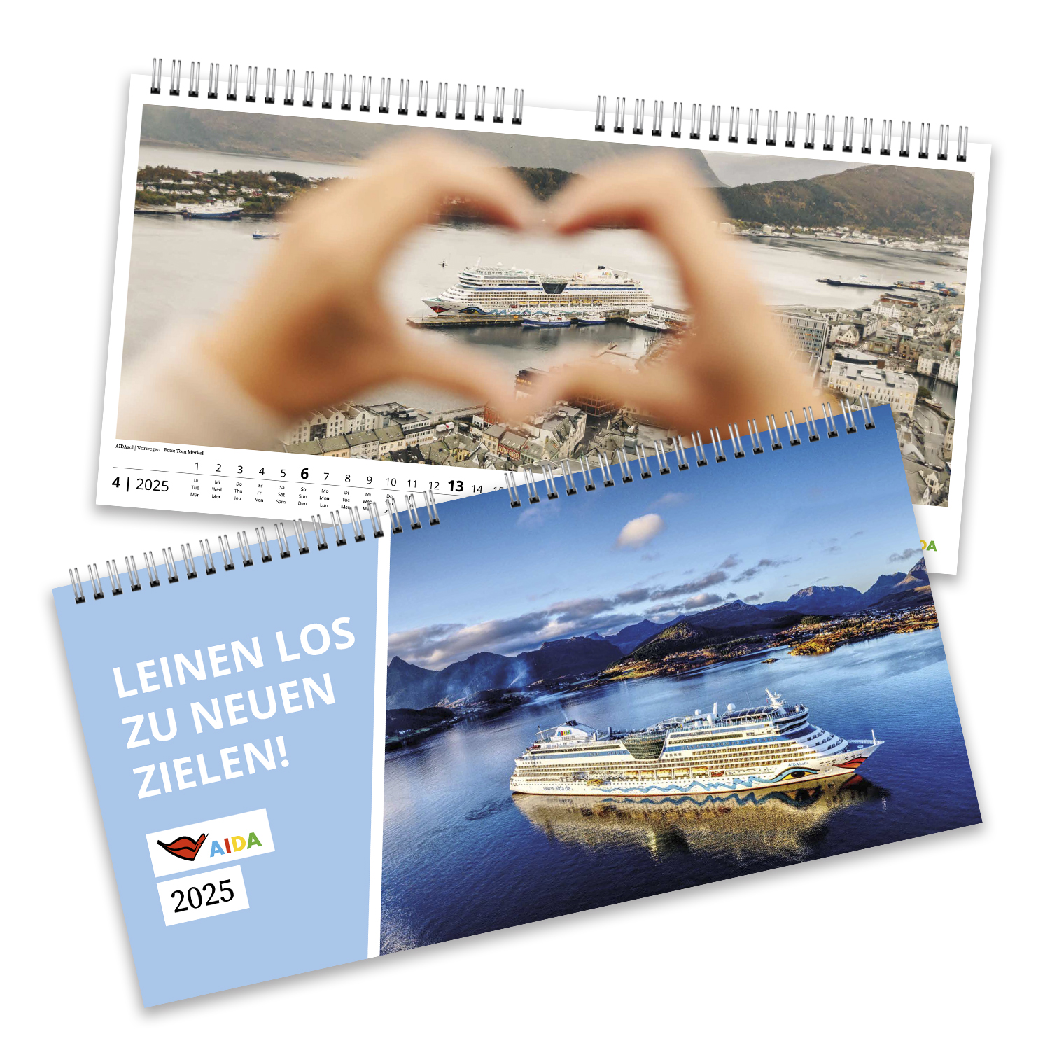 AIDA Panorama Wandkalender 2025