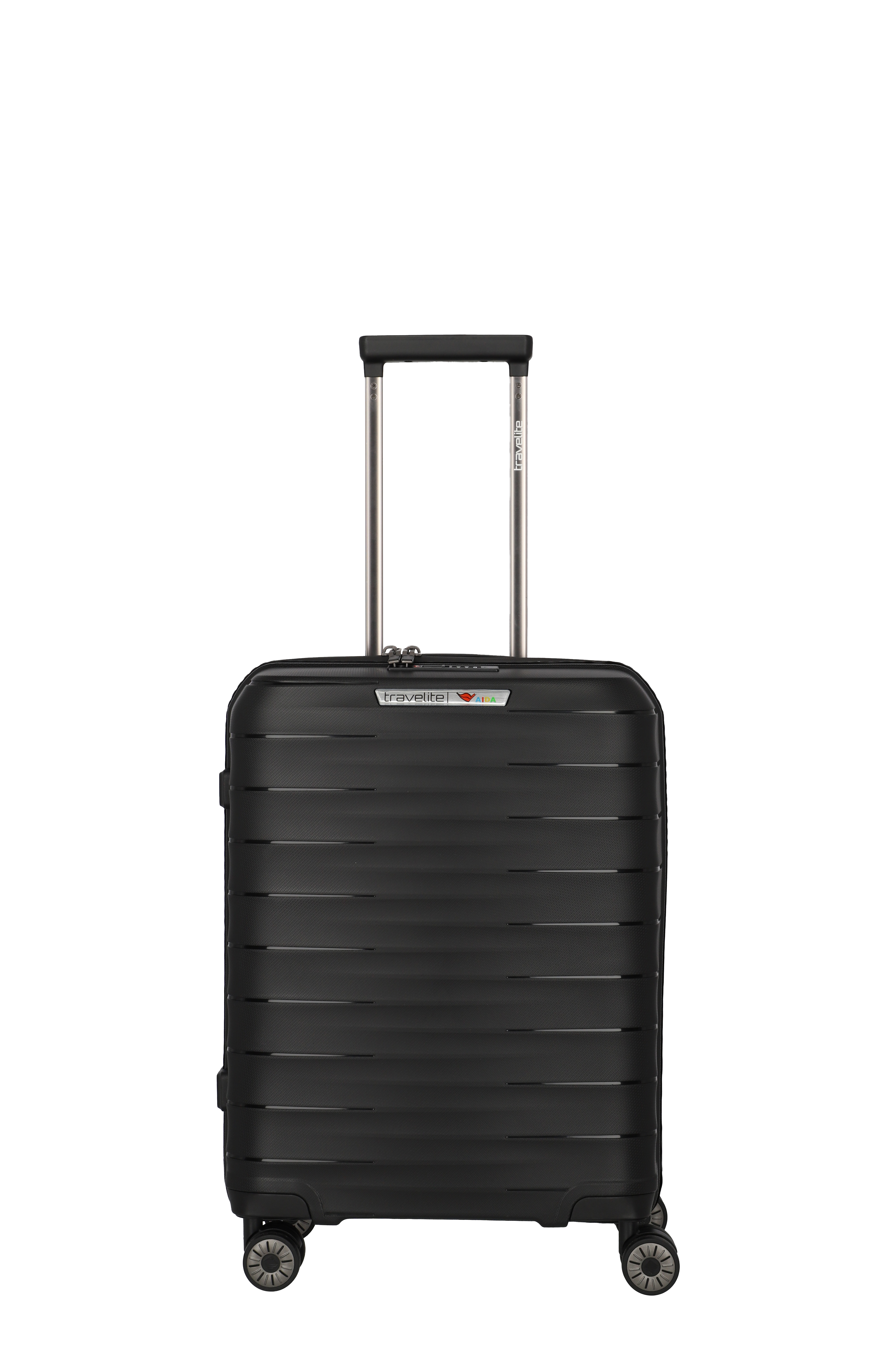 AIDA Koffer Trolley - MOOBY schwarz